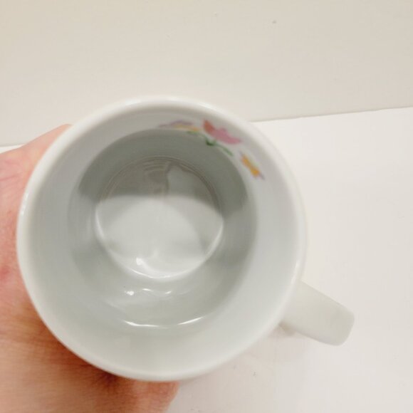 GAC Bunny Ceramic Mug Great American Classics Coffee Tea Rabbit Bloom Cup - Picture 4 of 5